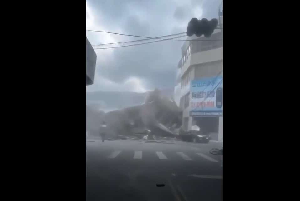 HOT: video một trong những trận động đất mạnh nhất được ghi nhận tại Đài Loan